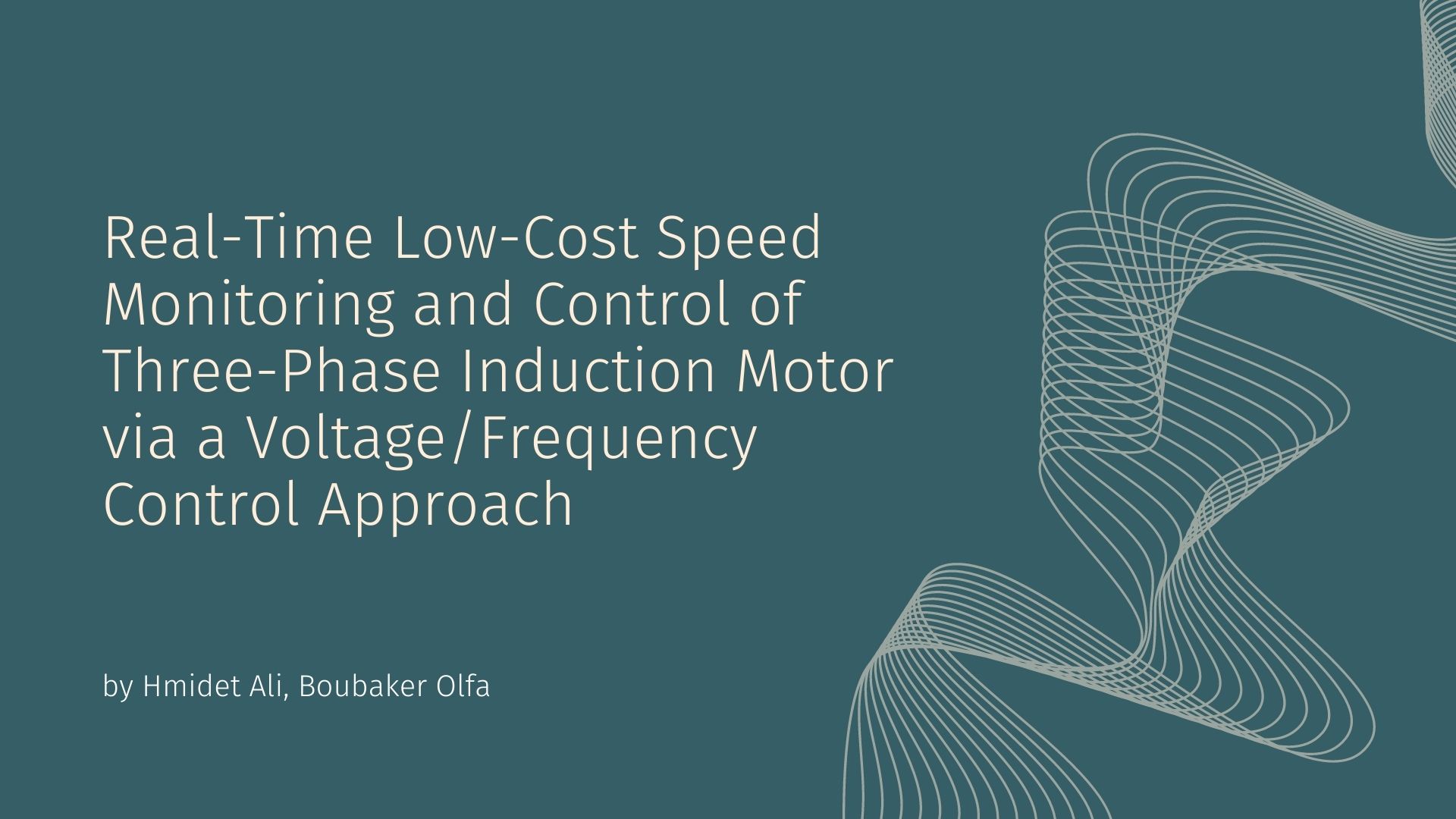 Real-Time Low-Cost Speed Monitoring and Control of Three-Phase Induction Motor via a Voltage/Frequency Control Approach