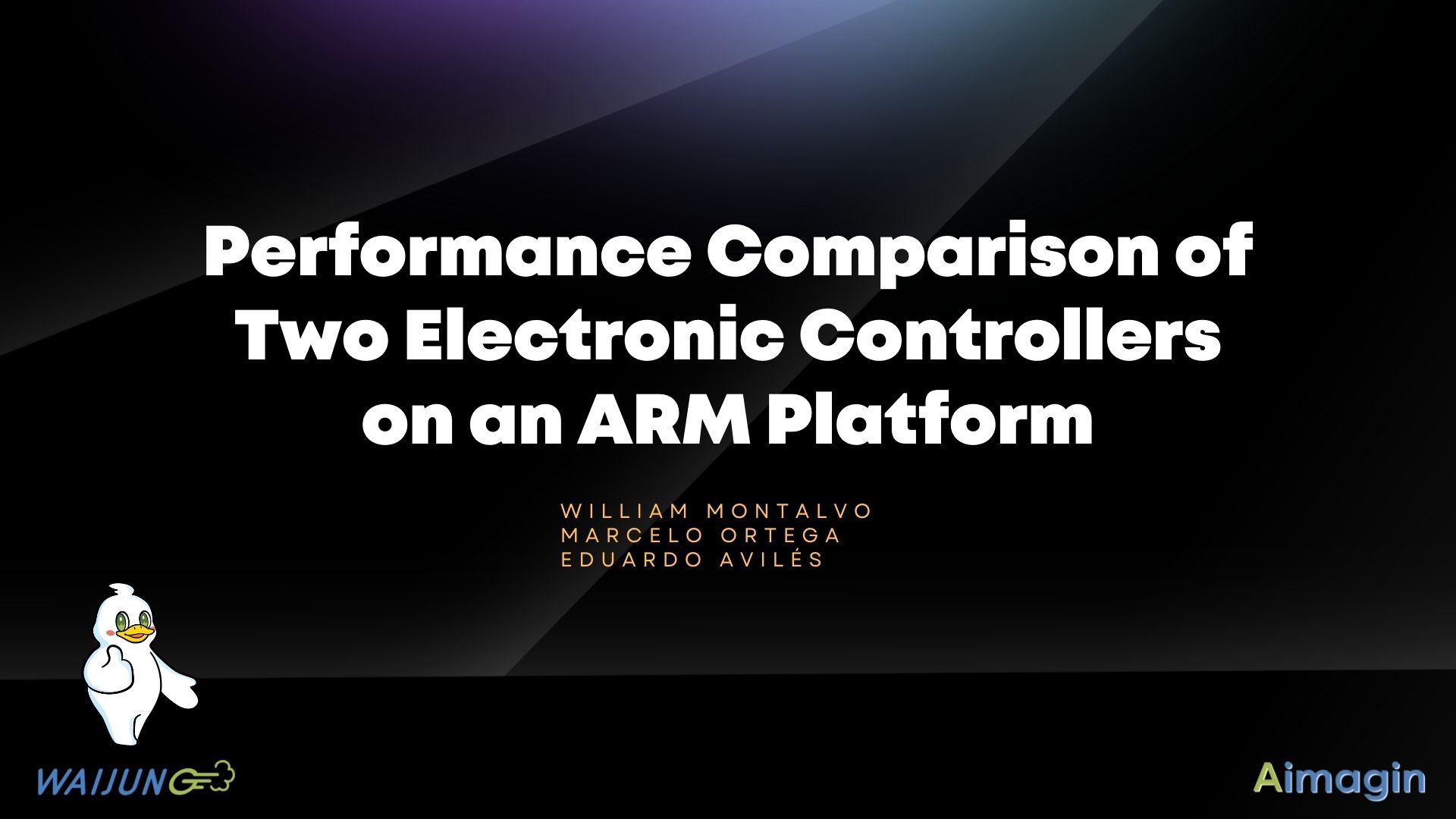 Performance Comparison of Two Electronic Controllers on an ARM Platform
