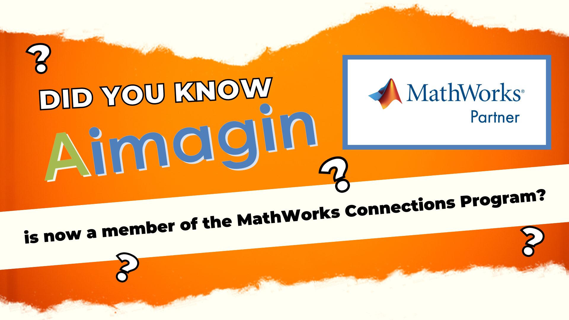 Aimagin is partner with Mathworks!