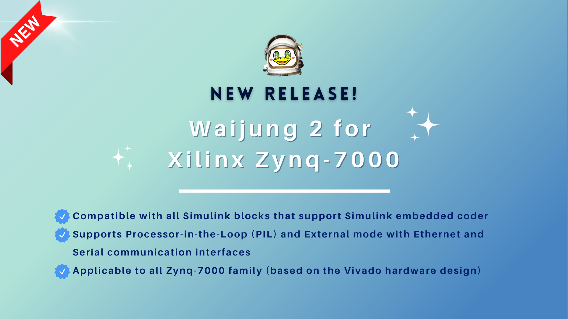 New release Waijung 2 for Xilinx Zynq-7000