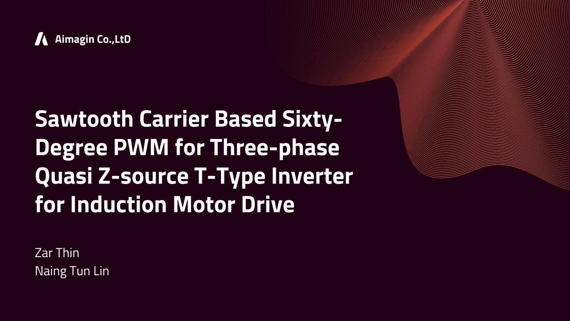 Sawtooth Carrier Based Sixty-Degree PWM for Three-phase Quasi Z-source T-Type Inverter for Induction Motor Drive