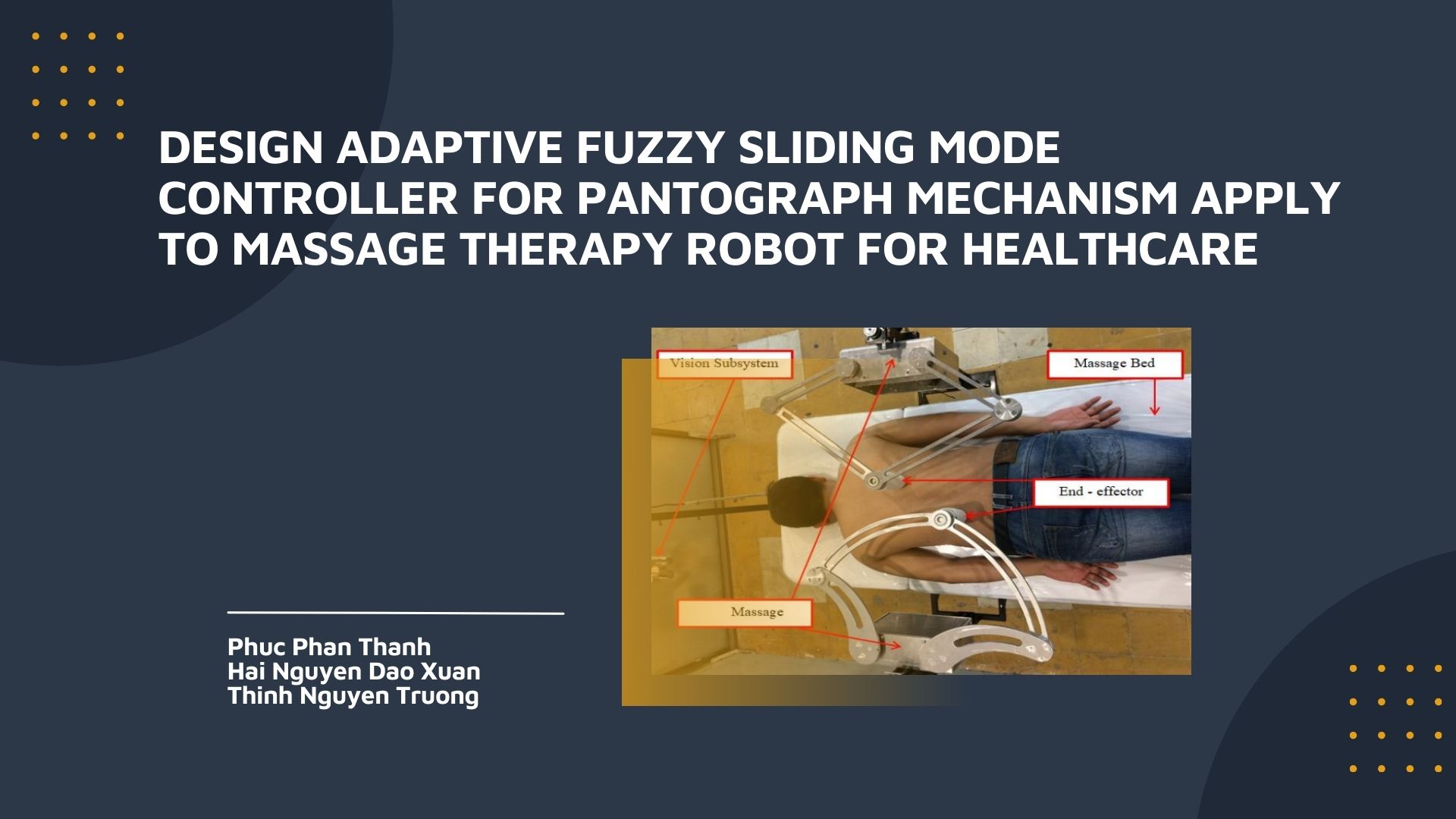 Design Adaptive Fuzzy Sliding Mode Controller for Pantograph Mechanism Apply to Massage Therapy Robot for Healthcare