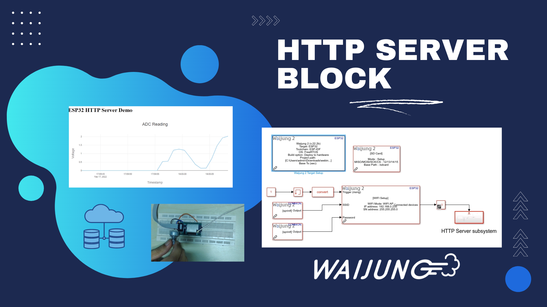 HTTP Server Block Waijung 2 for ESP32