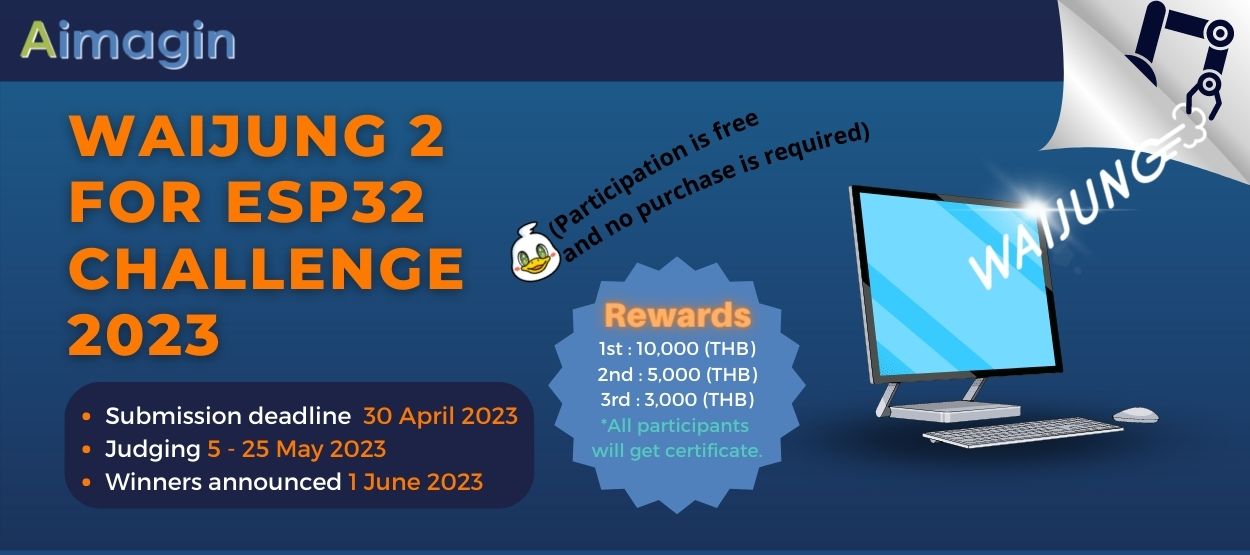 Waijung 2 for ESP32 Challenge 2023